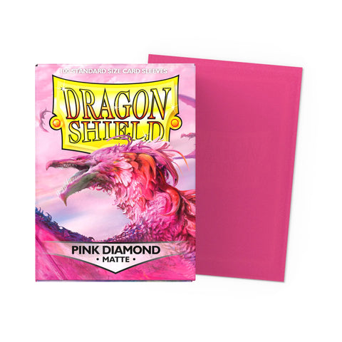 Dragon Shield - Pink Diamond Matte Standard Size Card Sleeves