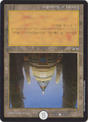 Duel Masters - DMEX-18 32/75 Library of Alexandria [Rank:A]