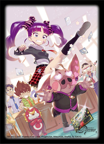 Duel Masters DX Card Sleeves - Puramai Rei Cardboard Collectible Duel Masters DX Card Sleeves - Puramai Rei Cardboard Collectible