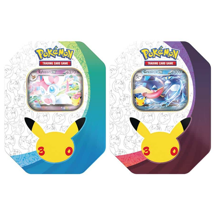 [English] Pokemon TCG 30th Anniversary EX Tin