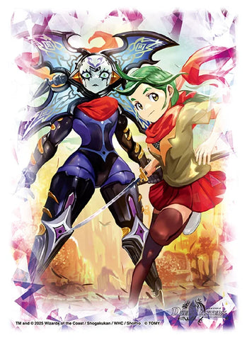 Duel Masters DX Card Sleeves - Karen Honnouji and Chaosmantra ~Heroine of Betrayal~ Version