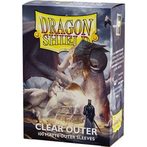 Dragon Shield - Clear Matte Standard Size Outer Sleeves