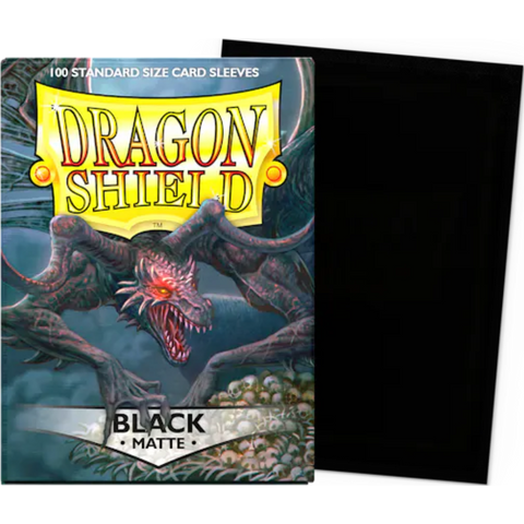 Dragon Shield - Black Matte Standard Size Card Sleeves