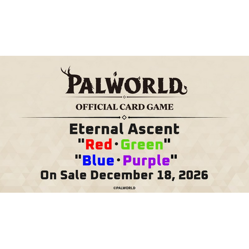 [Pre-Order] [English] Palworld Official Card Game Trial Deck Vol. 3 Eternal Ascent (Red/Green)