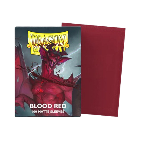 Dragon Shield -Blood Red Matte Standard Size Card Sleeves
