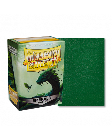 Dragon Shield - Emerald Matte Standard Size Card Sleeves