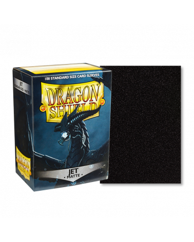 Dragon Shield - Jet Matte Standard Size Card Sleeves