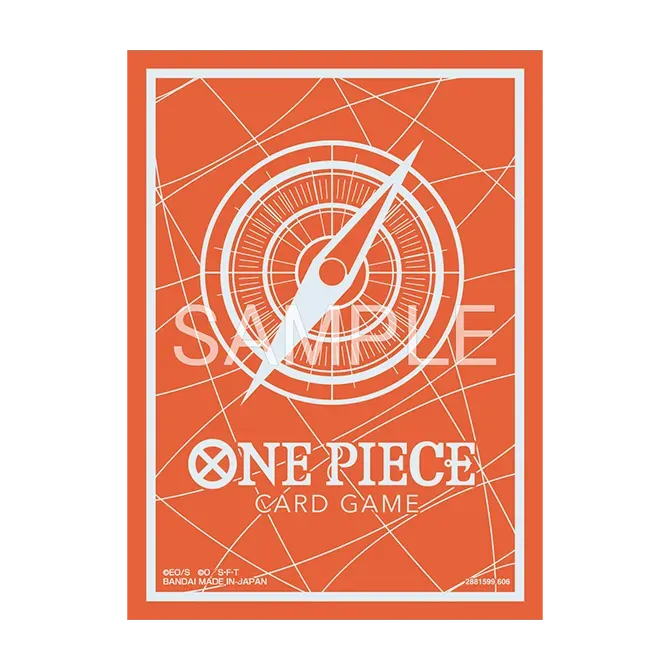 One Piece Card Game Limited Card Sleeve Standard Orange Silver