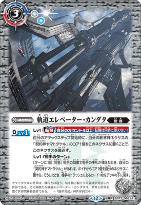Battle Spirits - Orbital Elevator, Kandata / KandataManagingMachine ForceDrivenWeapon Jorogu [Rank:A]