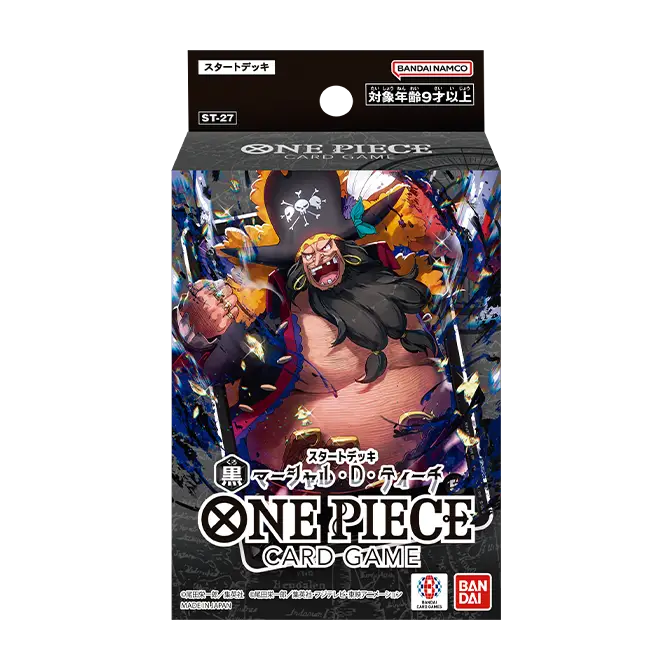 [Japanese] One Piece Card Game - ST-27 Black Marshall.D.Teach Starter Deck