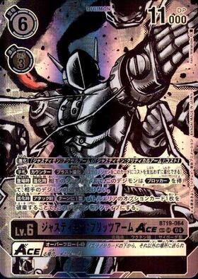 Digimon TCG - BT19-064 Justimon: Blitz Arm ACE (Parallel) [Rank:A]