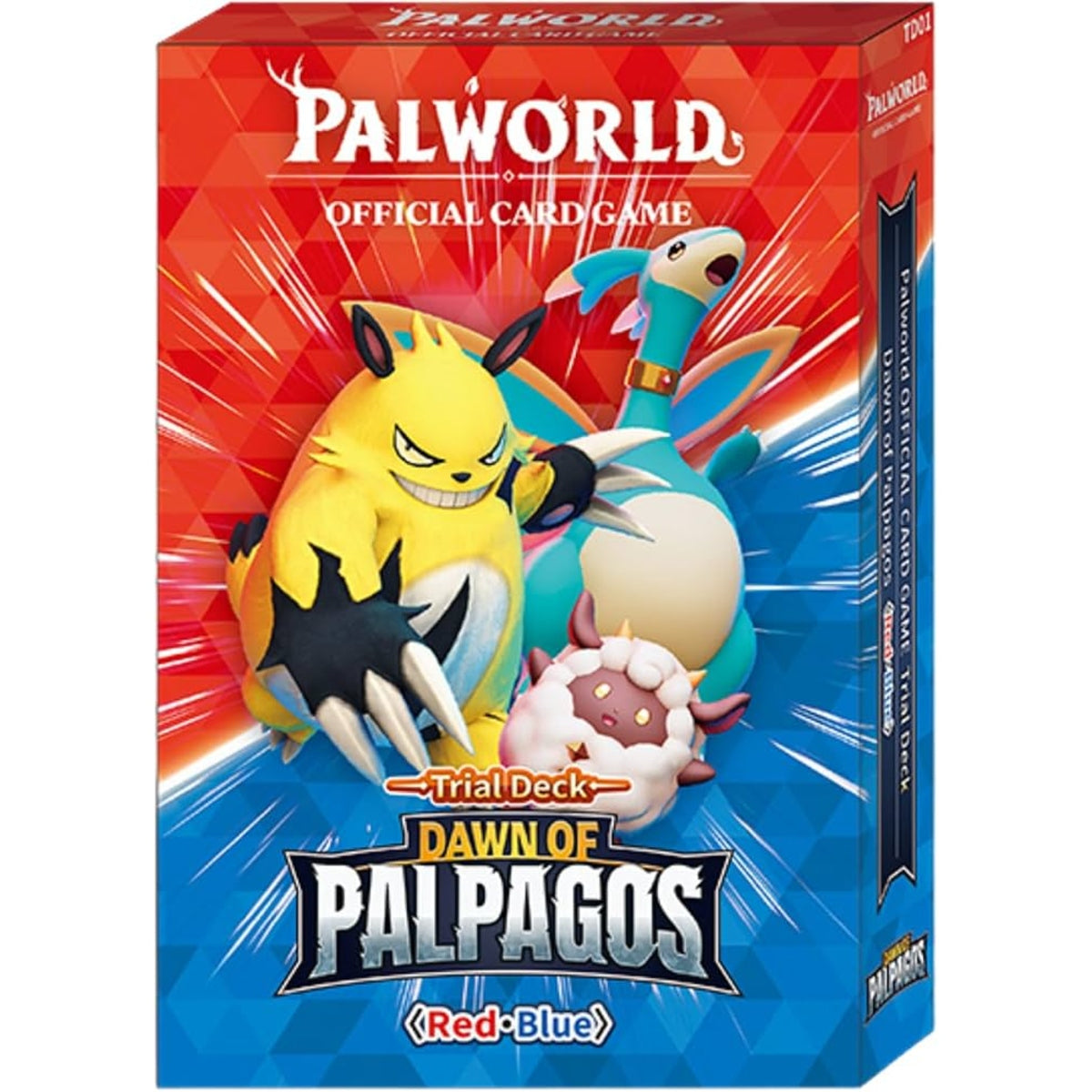 [English] Palworld Official Card Game Trial Deck Vol. 1 Dawn of Palpagos (Red/Blue)