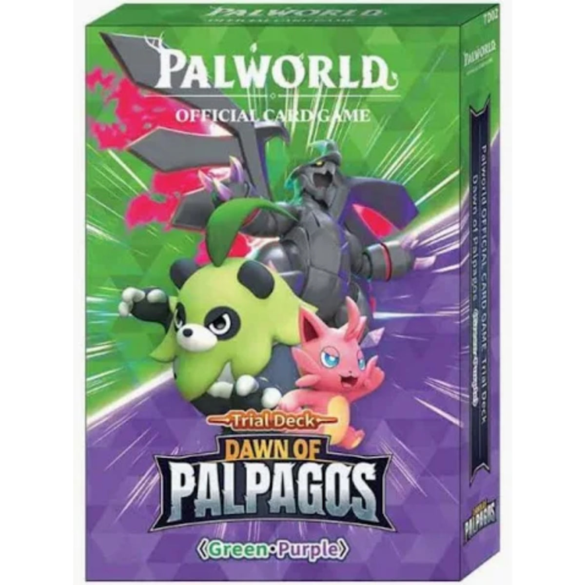 [English] Palworld Official Card Game Trial Deck Vol. 2 Dawn of Palpagos (Green/Purple)
