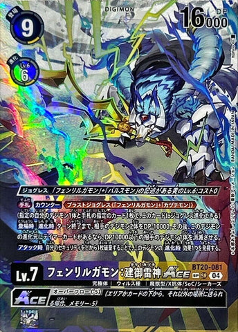 Digimon TCG - BT20-081 Fenriloogamon: Takemikazuchi ACE (Parallel) [Rank:A]