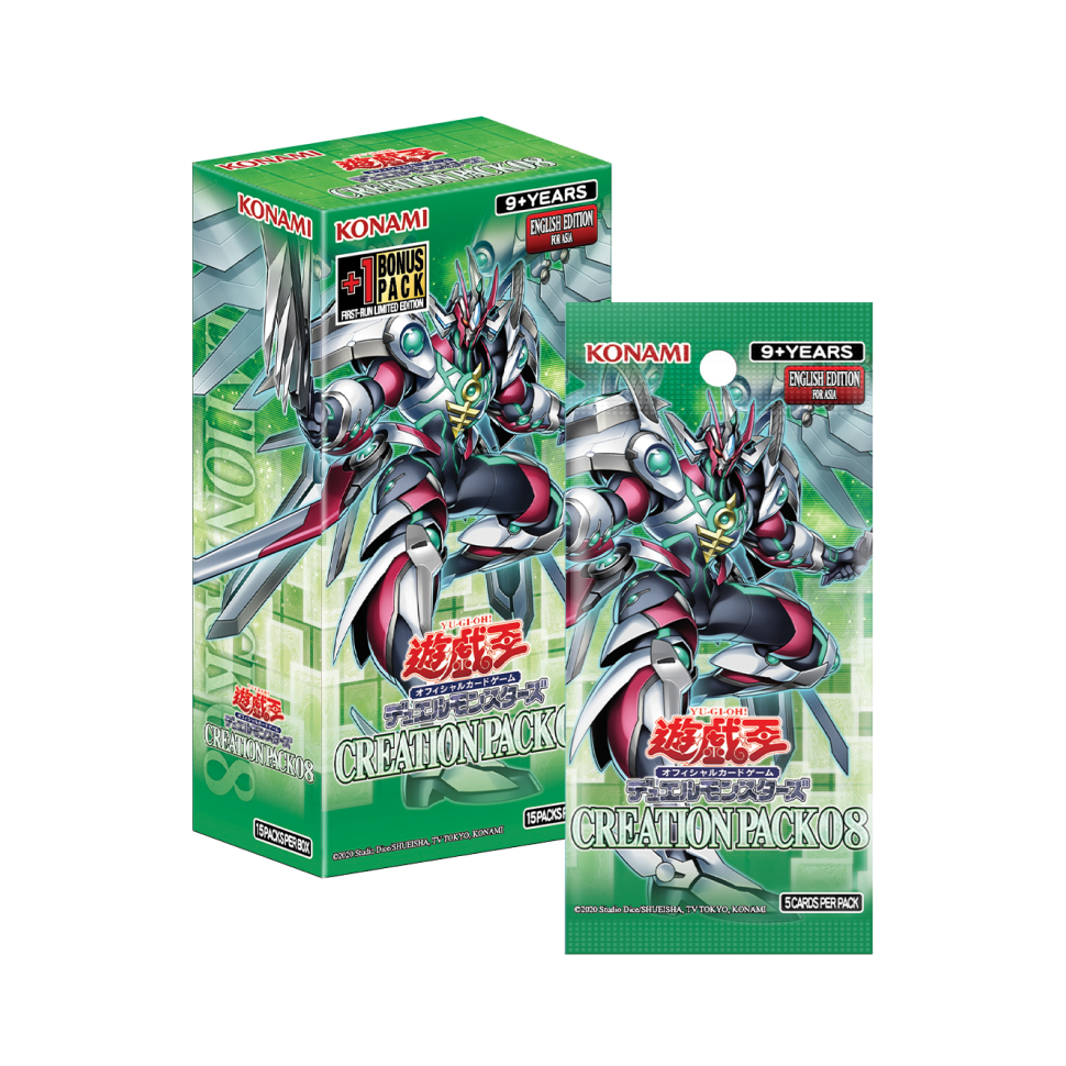 [English] Yu-Gi-Oh! Asian English Creation Pack 08 [CR08]