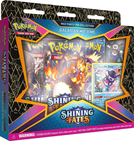 Pokemon TCG SWSH 4.5 Shining Fates Mad Party Pin Collection (Set of 4)