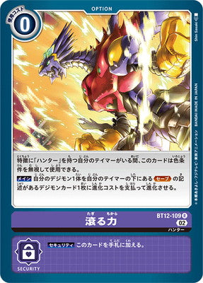 Digimon TCG - BT12-109 Seething Power [Rank:A]